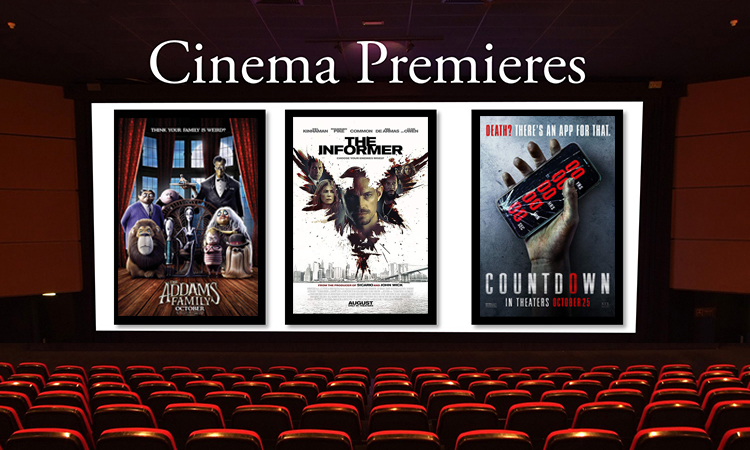 Weekly Cinema Premieres (24th October – 30rd October)