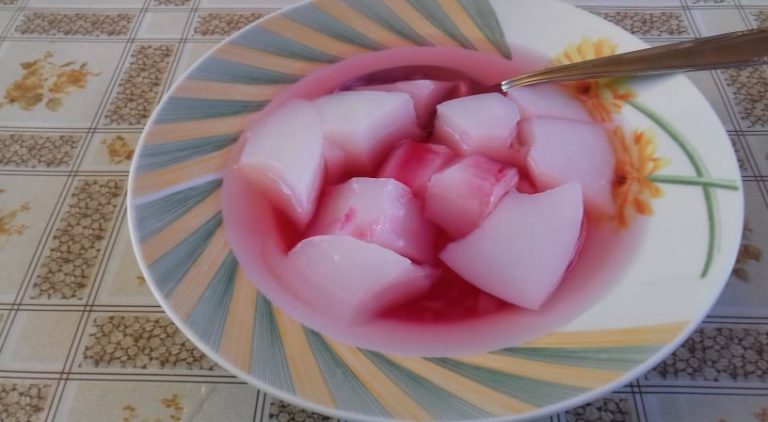 Machalepi with Rose Syrup